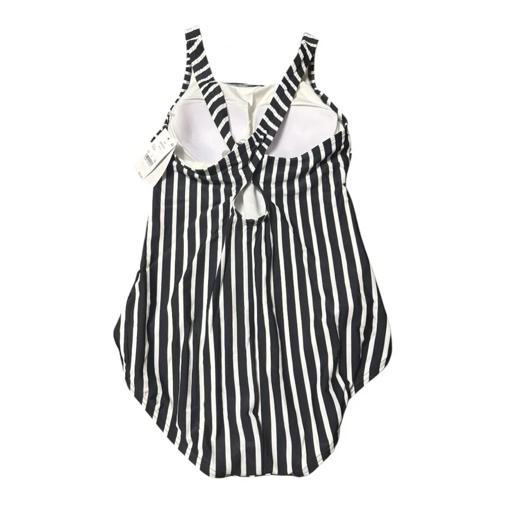 Lands End stylish striped